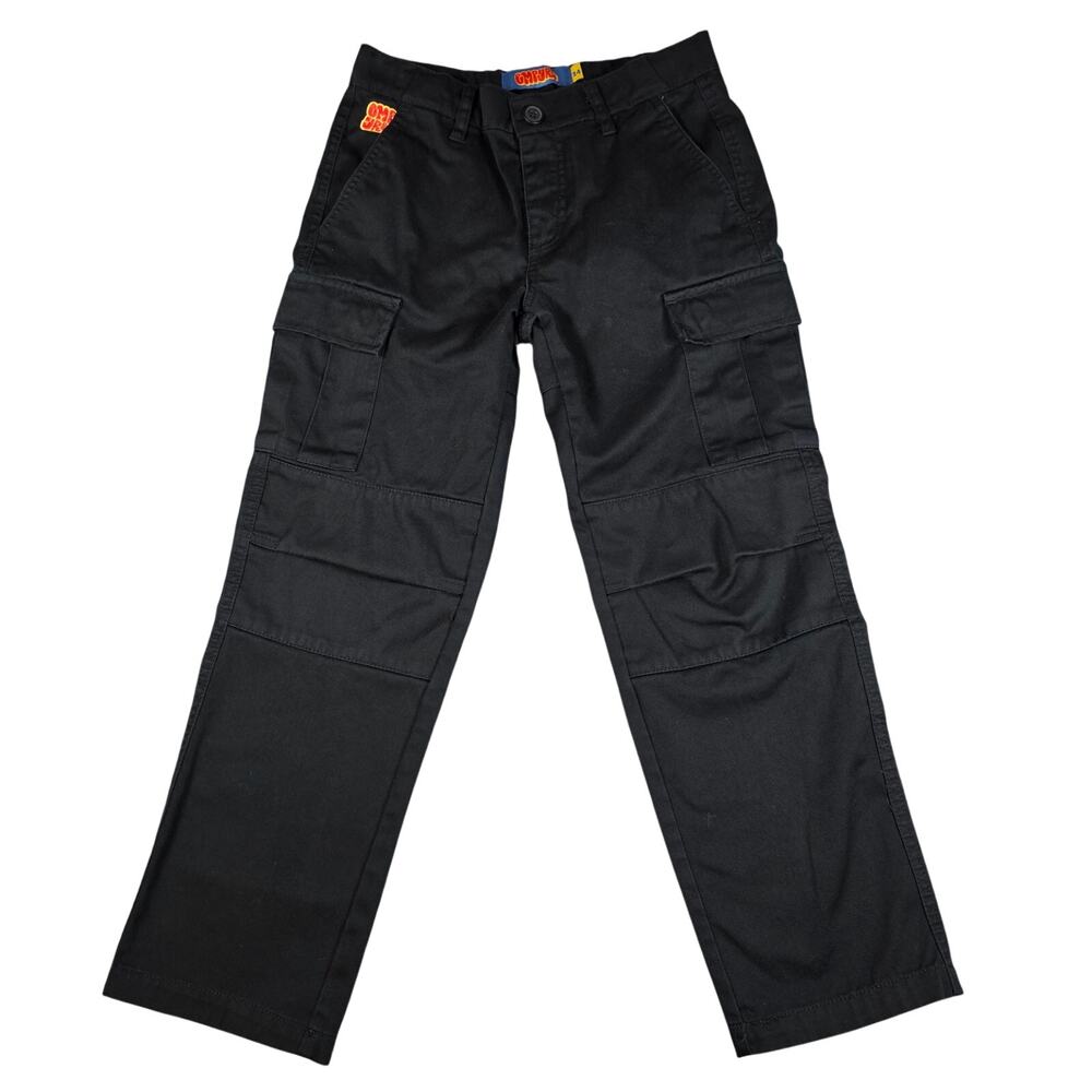 Empyre Kids Loose Fit Black Cargo Skate Pants Size 24 - 25 Inch Waist